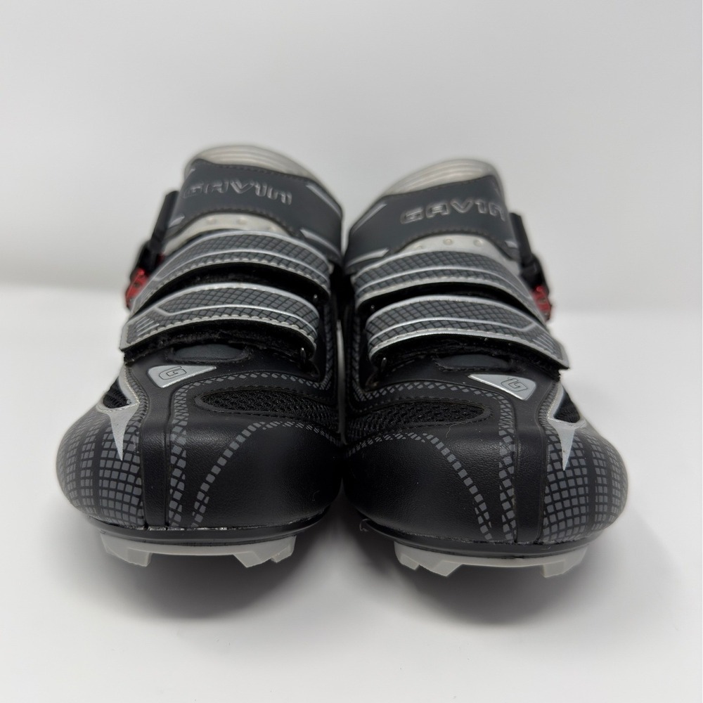 Gavin Road Cycling Shoes Black Silver Buckle Strap SPD SPD-SL Compatible Size 38 - Picture 3 of 10